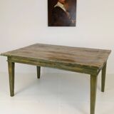 Table à manger suédoise de cuisine ancienne