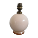 Lamp " ball " in pale pink opaline, Art Deco years 40 50