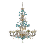Lustre en verre de Murano début du 21ème siècle