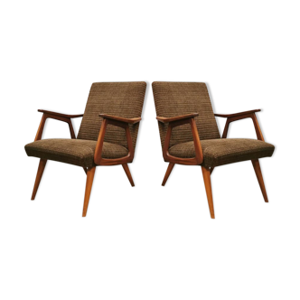 Vintage Dutch design armchairs