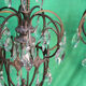 Part of a gilded bronze chandelier, Italy around 1900.