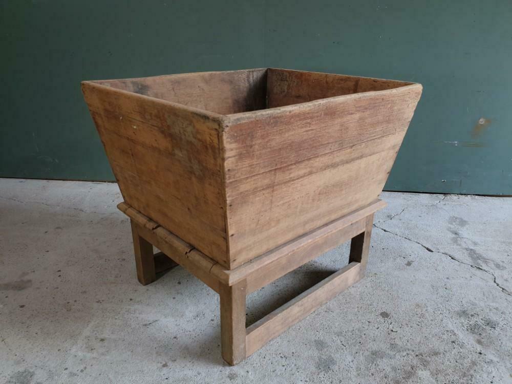 Old flour bin beech wood bin