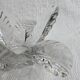 Bougeoir "Fleur" en cristal