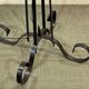 1930s wrought iron floor lamp