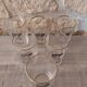 Set of 6 fruidam fruit juice glasses