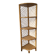 étagère d'angle en rotin années 60-70