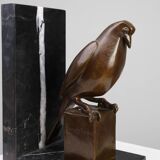 Faucon crécerelle en bronze par François Pompon, France vers 1930