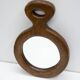 Vintage French rustic wall mirror from the 1950s
