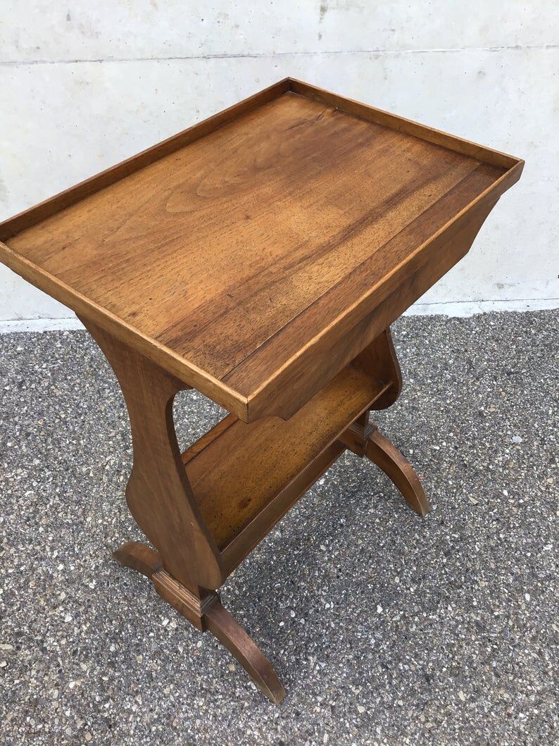 Guerdon vintage art deco style walnut empire 1950