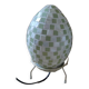 Green mosaic glass egg lamp night light