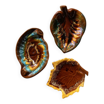 Set of 3 Vallauris trays