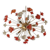 Lustre en verre de Murano