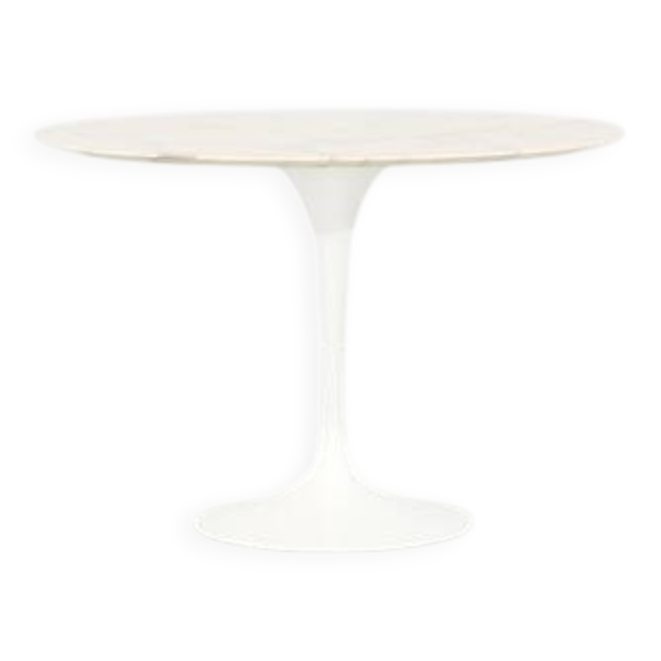Table à manger Tulip en marbre par Eero Saarinen pour Knoll International. — Beyit