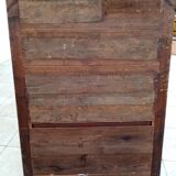 Old large mirror 17 or 18 th key assembly 106x148cm