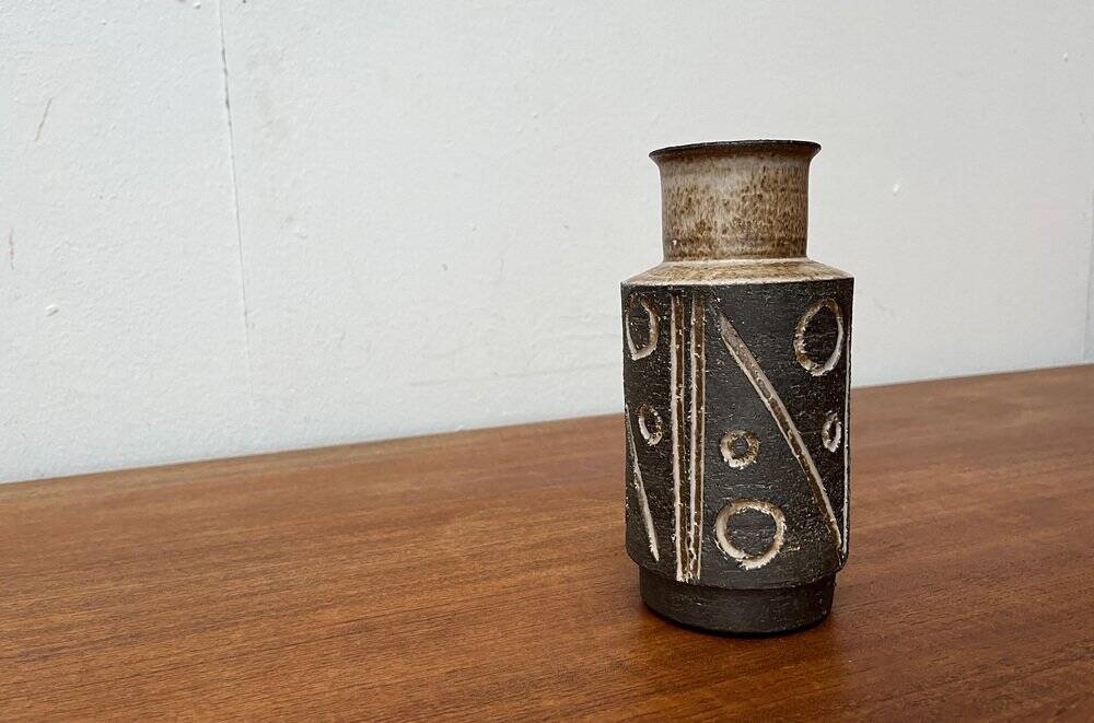 Mid-Century Danish Studio Pottery Vase from Lovemose Denmark, 1960s