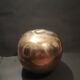 Vase sphérique en laiton doré – artisanat indien – années 80