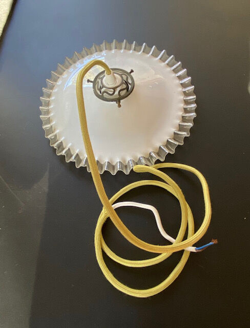 Opaline hanging lamp