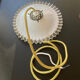 Opaline hanging lamp
