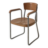 Cantilever armchair B261 by Émile Guillot, Thonet edition