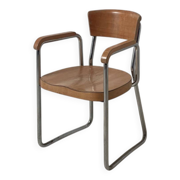 Cantilever armchair B261 by Émile Guillot, Thonet edition