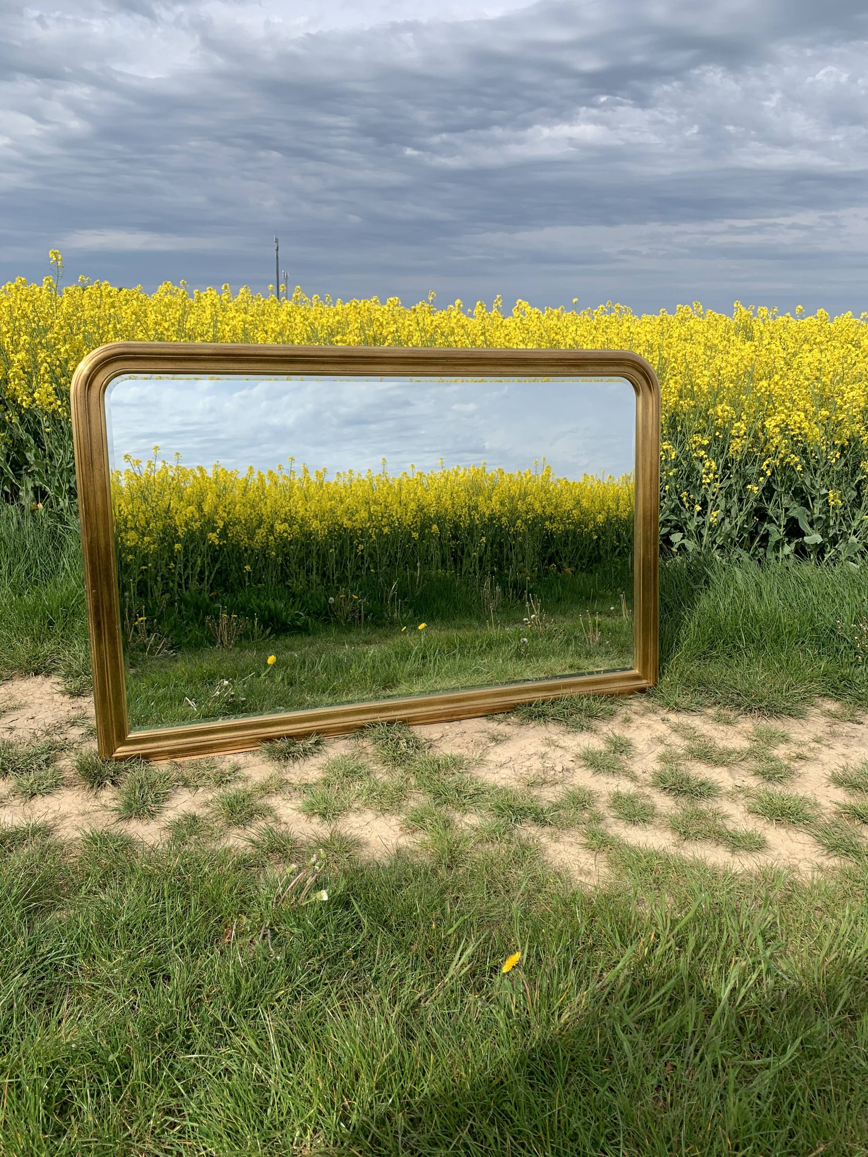 Bevelled mirror 152x97cm