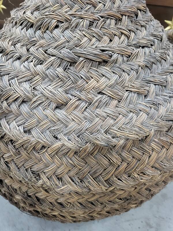 Fat dame jeanne with her braided hair