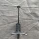 Wall coat rack in old art deco metal