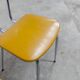 Pair of mustard-colored 70s welded Skai chairs