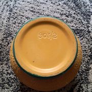 Cache-pot vintage en céramique effet tressé