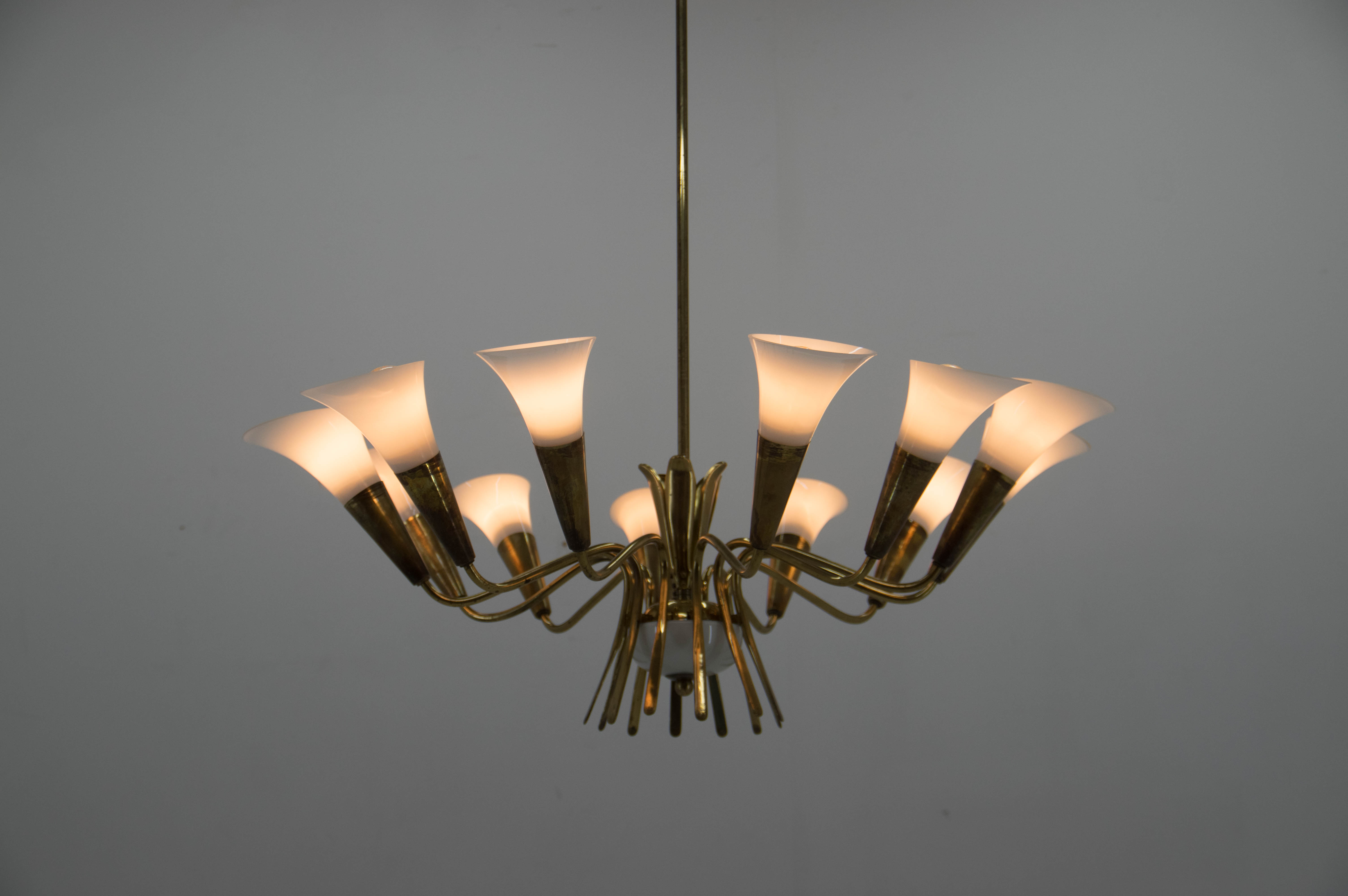 Chandelier by kamenicky senov, expo 1958