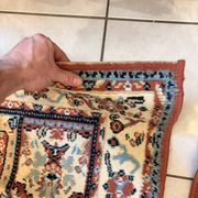 Pair of 2x Wool Ghom Oriental Berber Moroccan Rugs 100x60