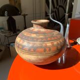 Painted Indian jar
