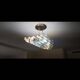 Vintage 1960’s Venini Style Murano Glass Ceiling Chandelier Light
