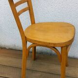 Set of 4 authentic Baumann bistro chairs.