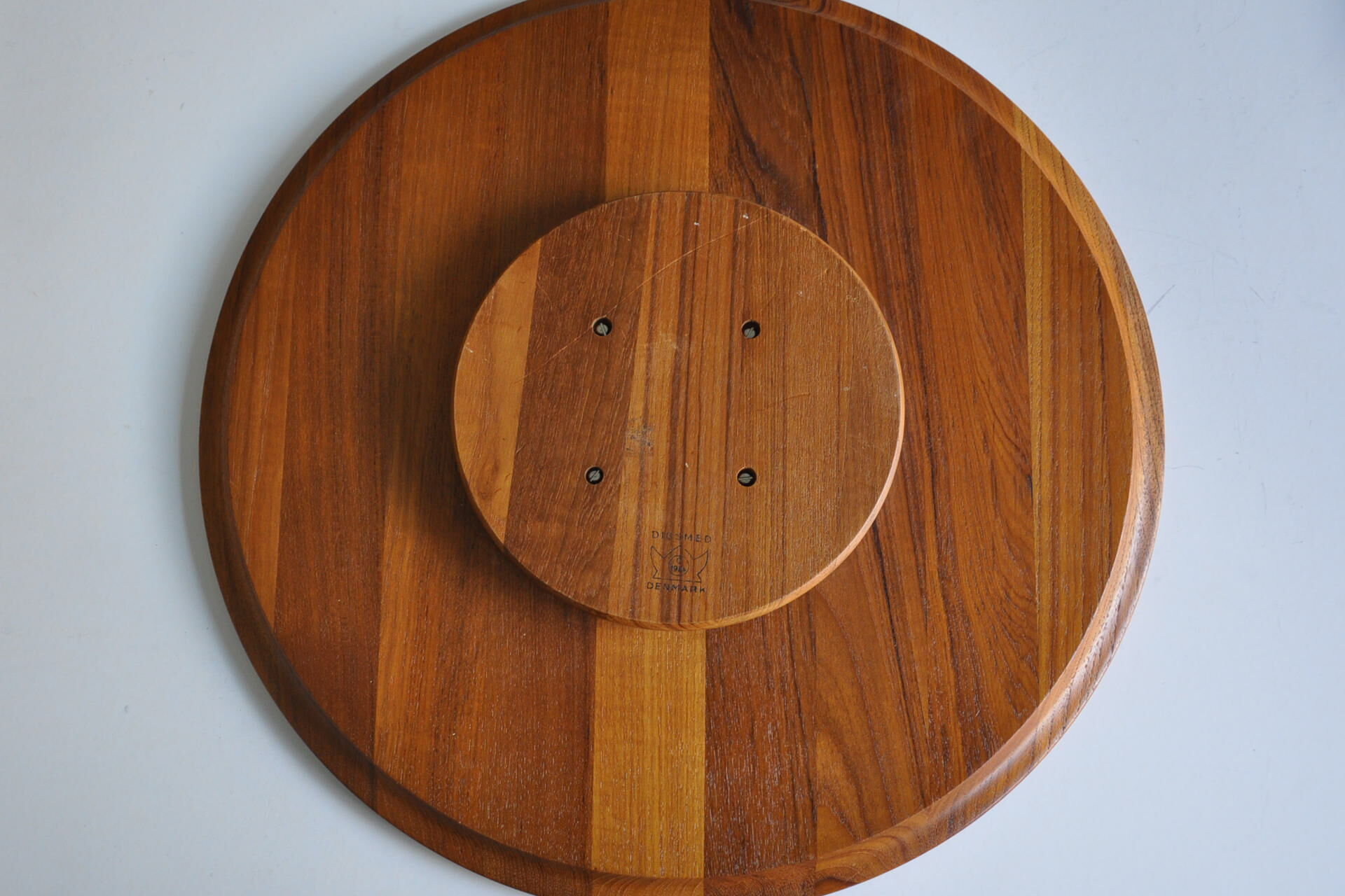 Turntable scandinavian teak Digsmed made in Denmark 60s