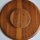 Turntable scandinavian teak Digsmed made in Denmark 60s