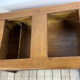 Solid oak coffee table 1980