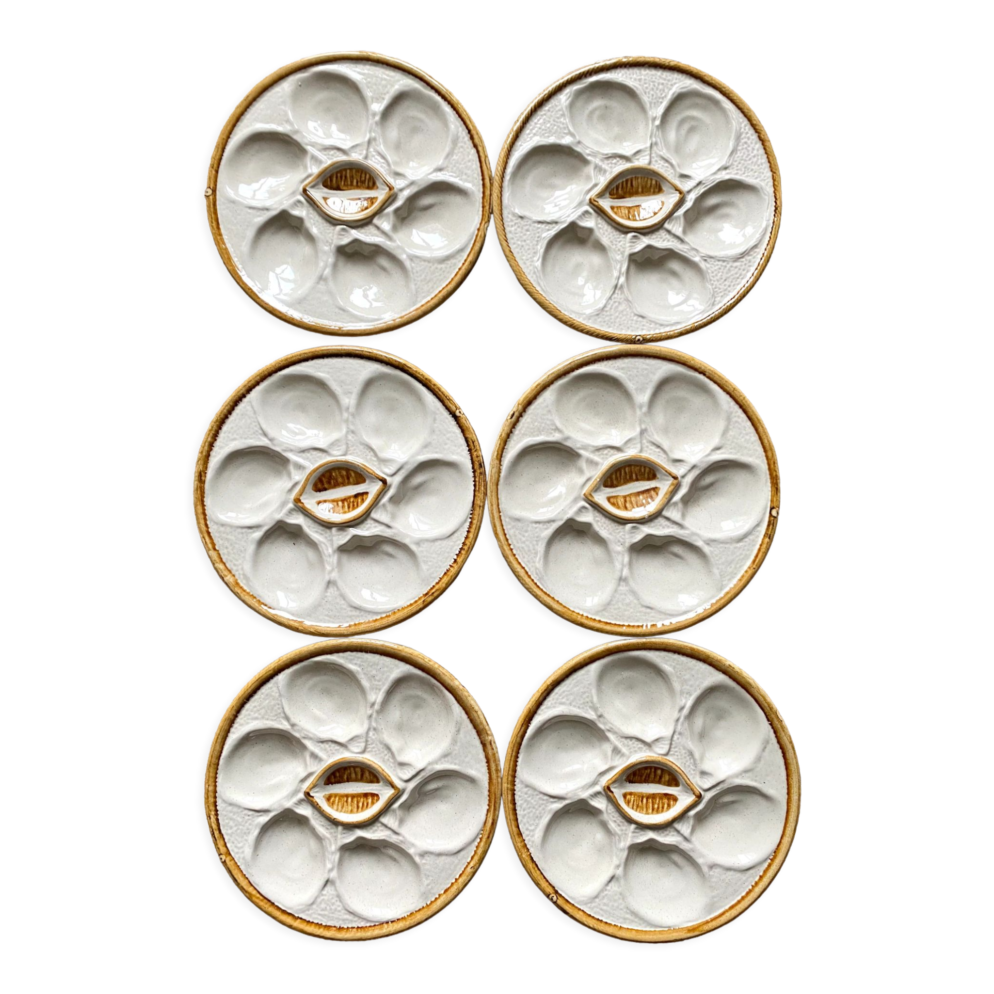 St Clement oyster plates