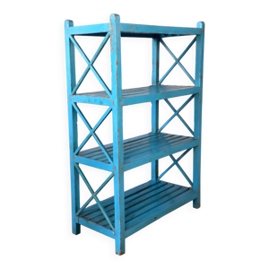 Étagère en teck birman - patine