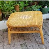 Rattan coffee table