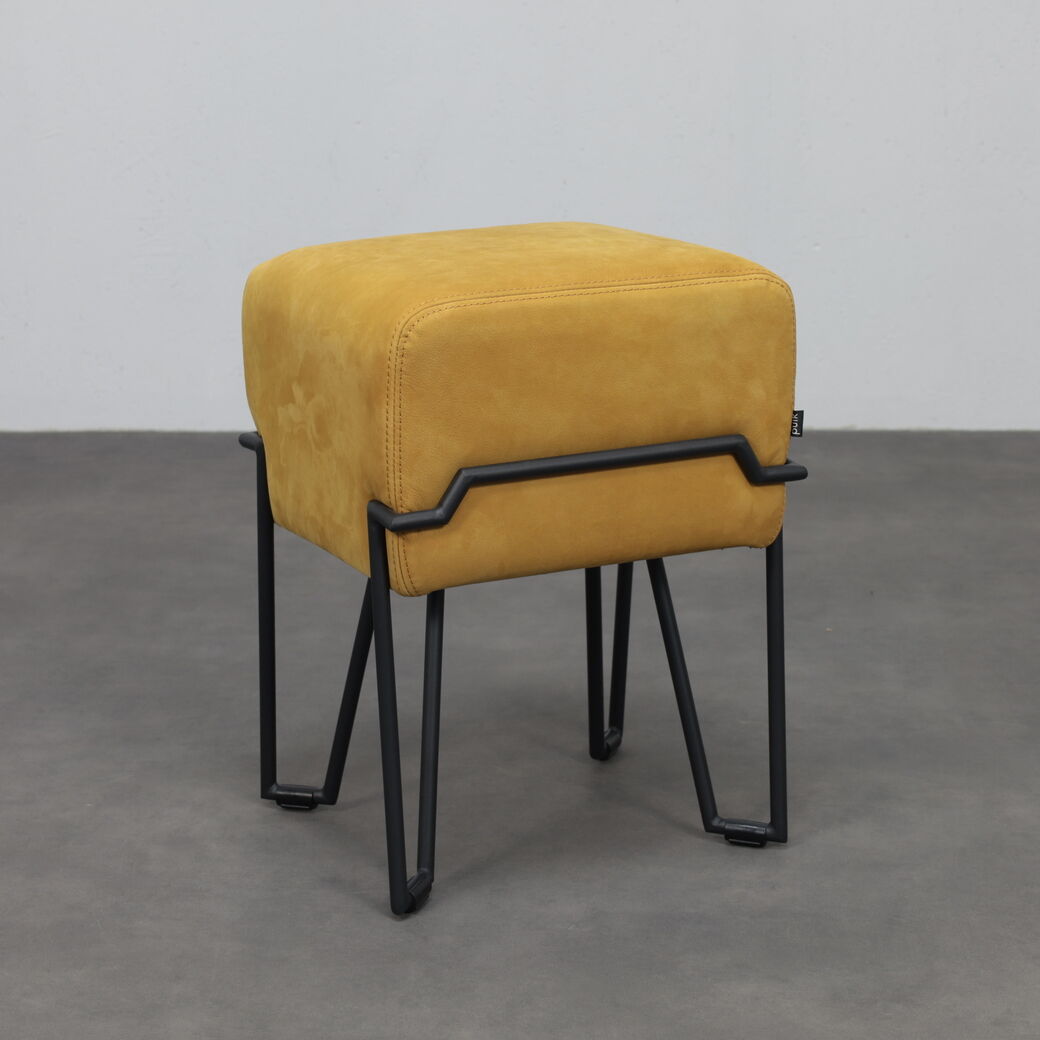 Low stool Bokk in leather by Ka-Lai Chan for Puik