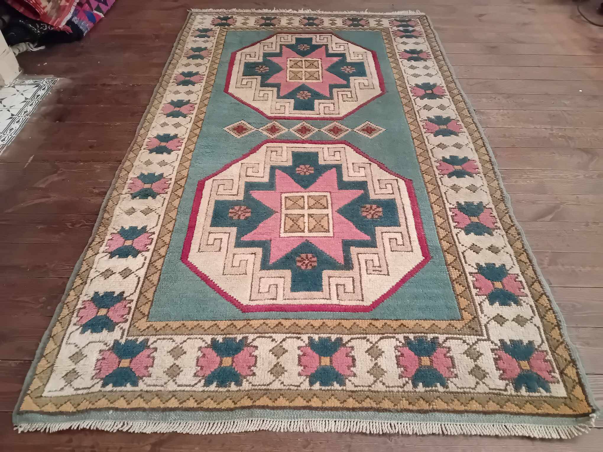 Handmade Anatolian Kars rug 203x117cm