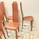Série de 6 chaises en cuir