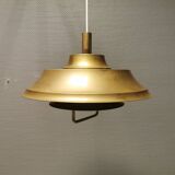 Hanging lamp in solid brass 1970s Denmark