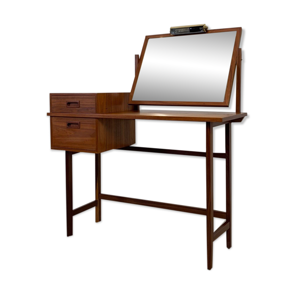 Coiffeuse en teck du milieu du siècle par AB Glas & Trä, années 1960