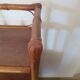 Retro-modernist - Sideboard-bookcase-2 doors-wood-rattan-cane-1960s
