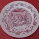 Talking plate with theme series the wedding in the countryside