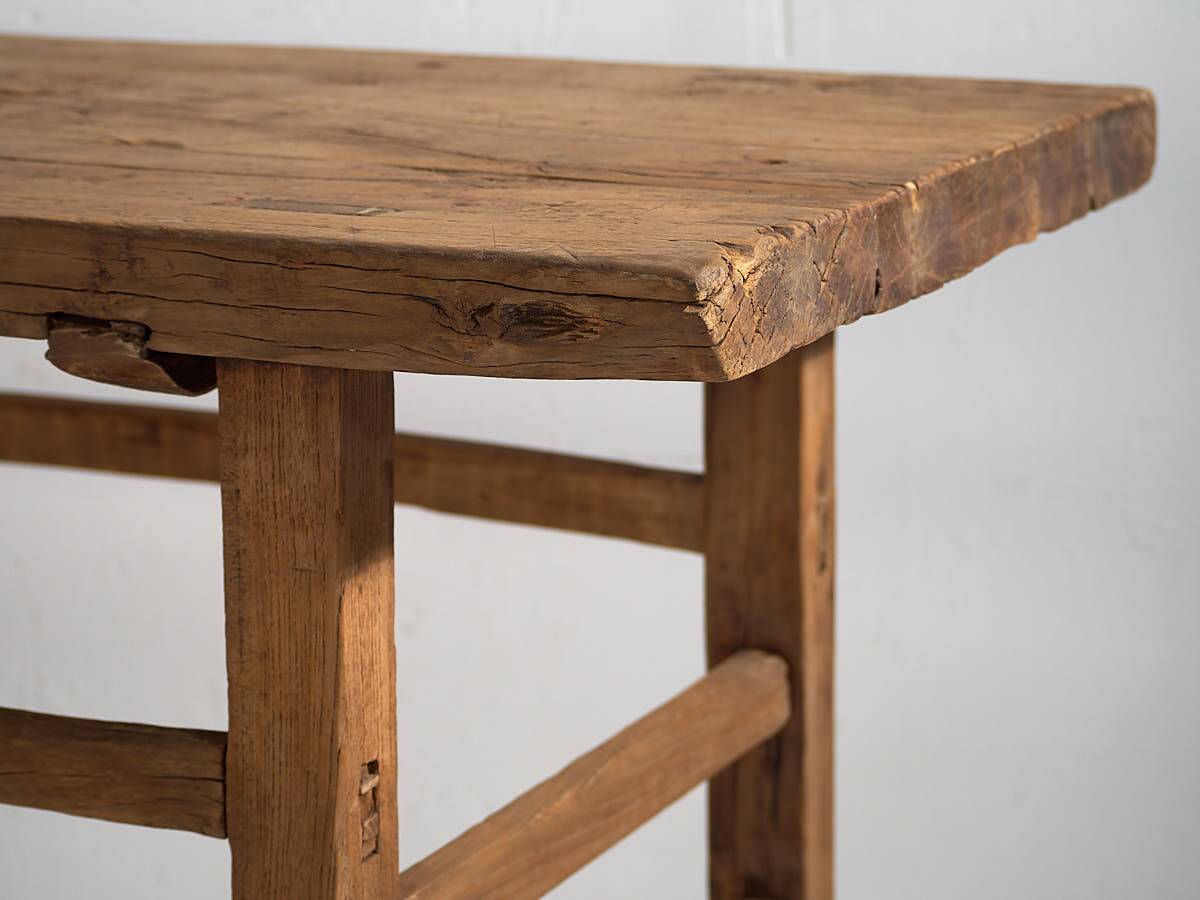 Antique wooden console table (c.1920) #6