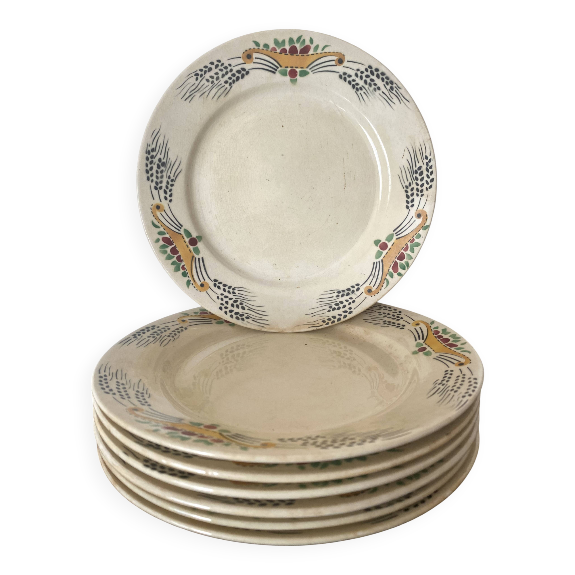 Antique plates from the early 20th century