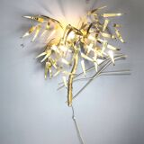 Palm tree wall light by Daniel D'Haeseleer, 1970s